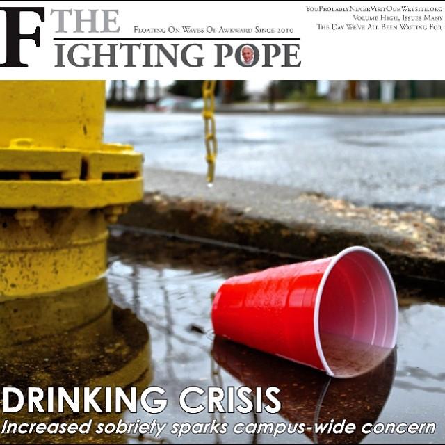 A new month, a new day, a new issue of The Fighting Pope—hot off the press!
