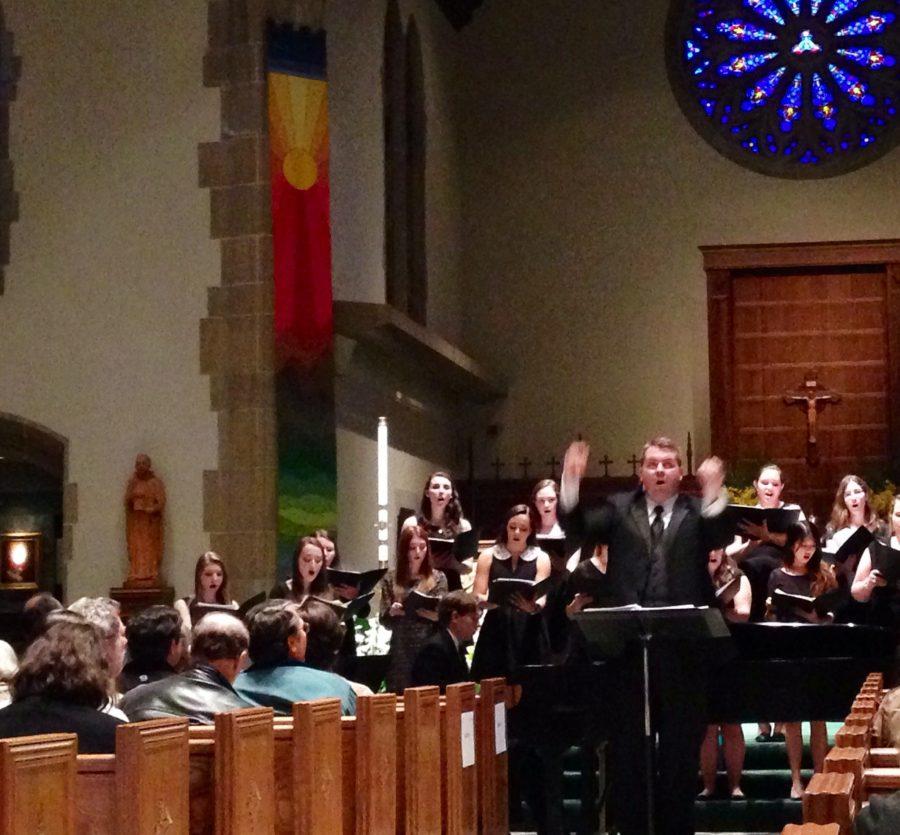 Chapel Choir provides spiritual relaxation before finals