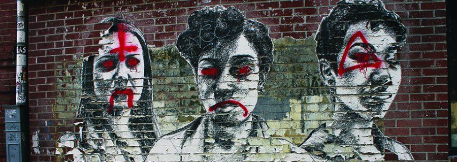 Violence against women street art found in Baltimore.

Katie Krzaczek / The Greyhound