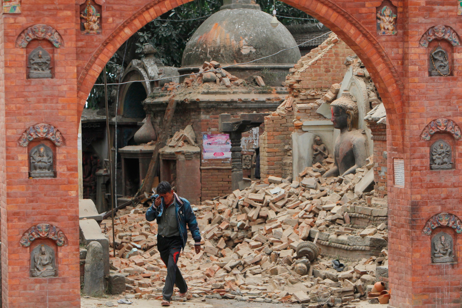 Devastation in Nepal