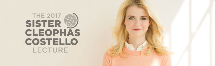 Elizabeth Smart to deliver Sister Cleophas Costello Lecture