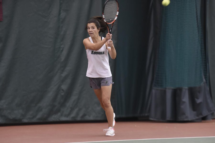 Women’s tennis places second at Loyola Invitational