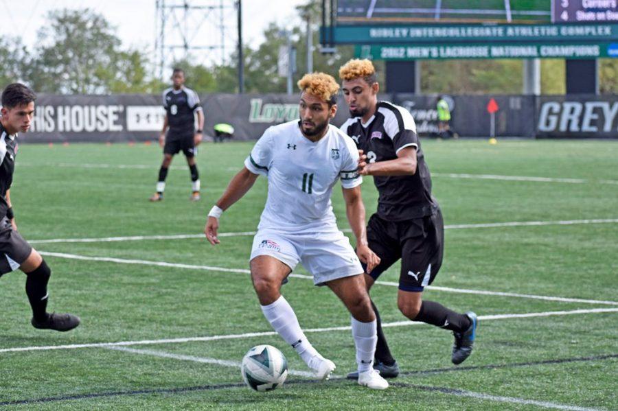 Mens soccer uses big first half to top Lafayette