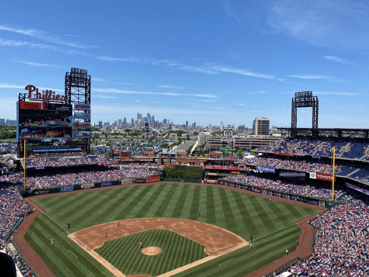 Citizens Bank Park during World Series a roller coaster ride