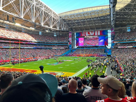 Look: 'Insane Foot Traffic' At State Farm Stadium For Super Bowl