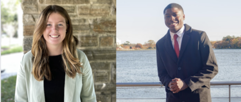 Clodagh Ryan (left) and Kavon Burley (right)