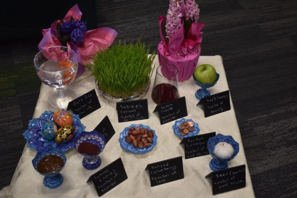 A traditional Haft-Seen table