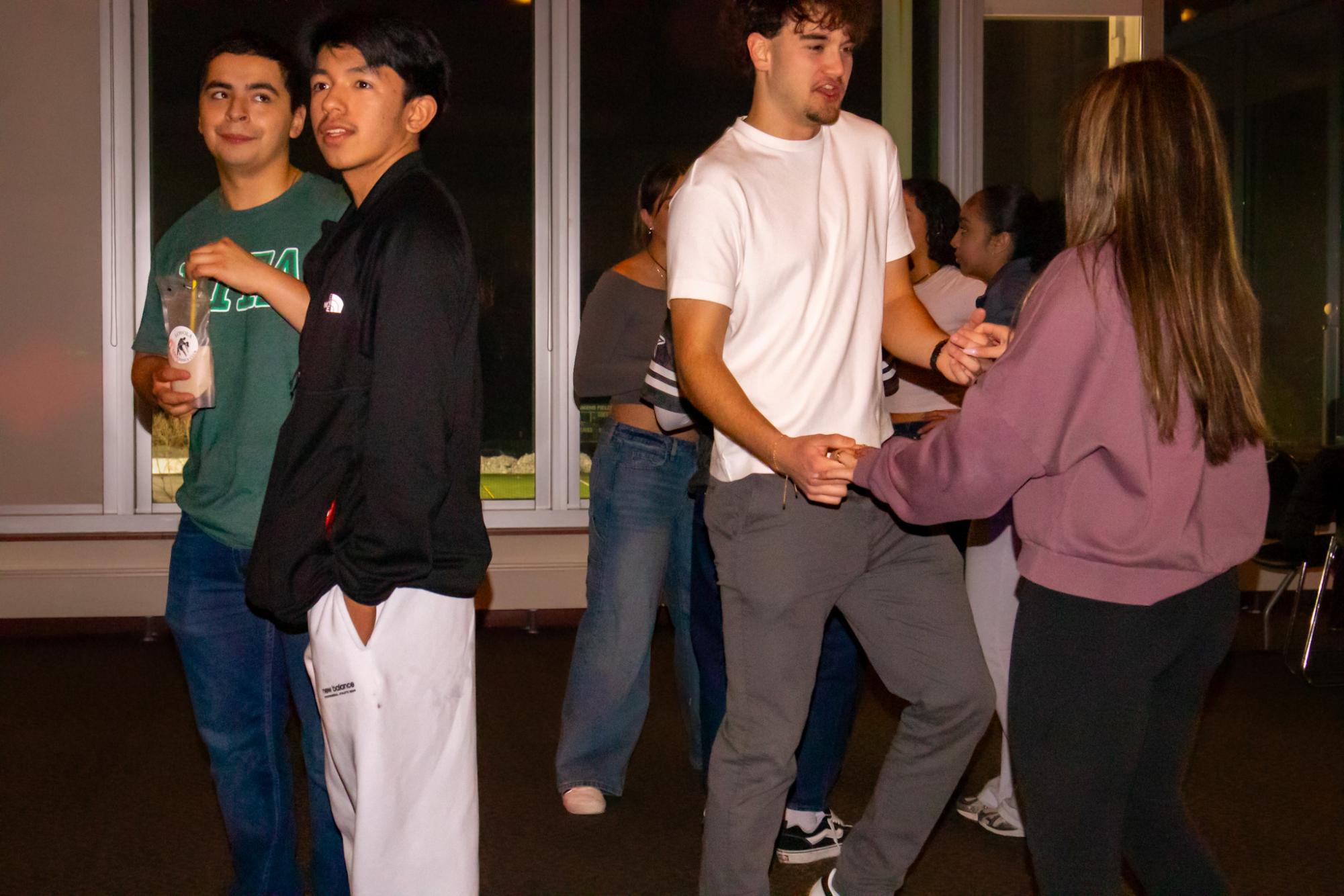Students enjoying the event 