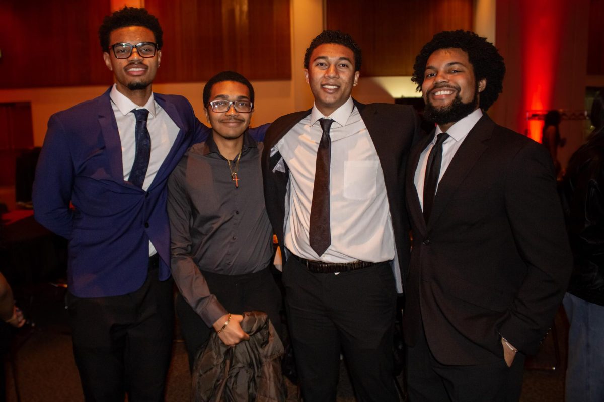Students at the event