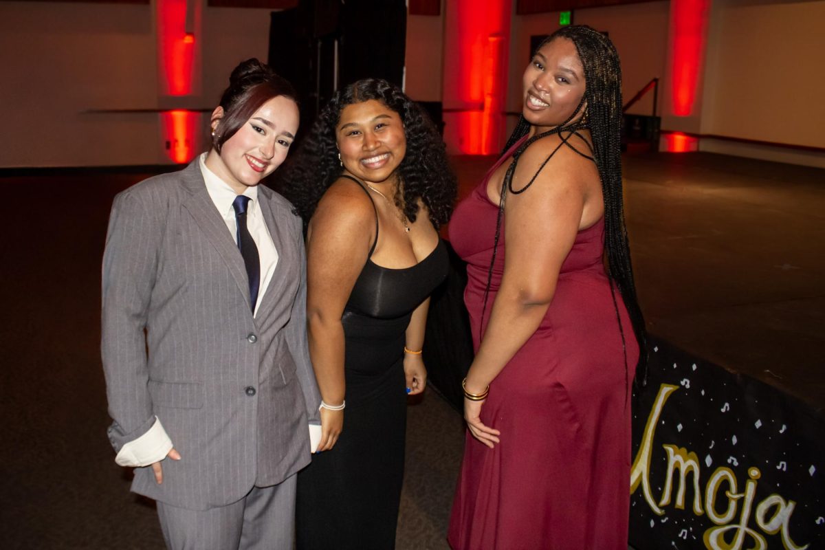 Attendees posing