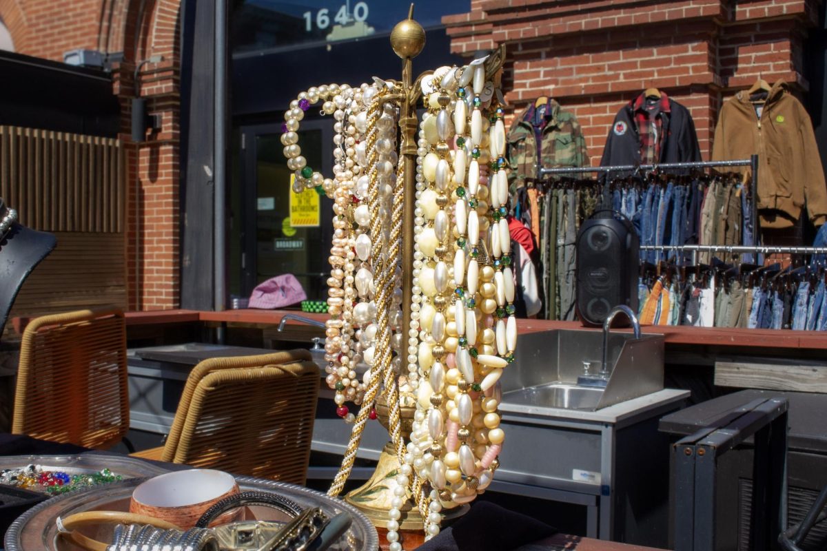Jewelry on display